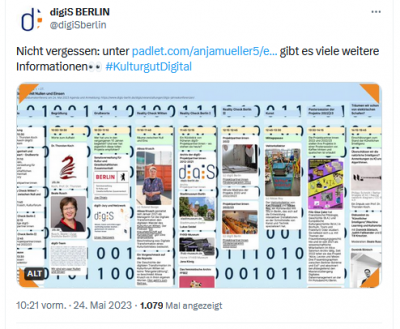 Screenshot: privat, Post von @digiSberlin auf Twitter