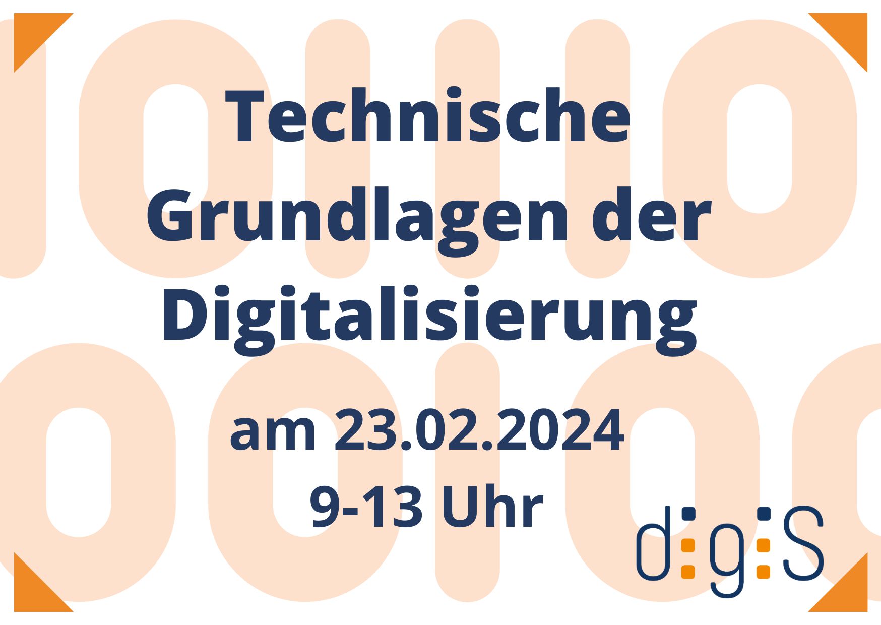 Einladung zum Workshop „Technische Grundlagen der Digitalisierung“